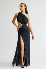 Zaniah Dress - Charcoal