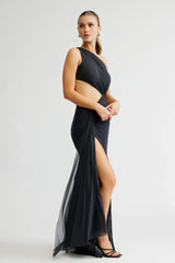 Zaniah Dress - Charcoal