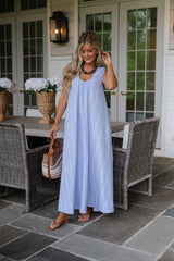 Betsy Maxi Dress-Light Blue