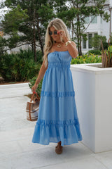 Faith Maxi Dress-Light Blue