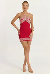 Newport After Five Halter Mini Dress