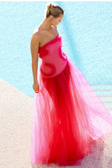 Emilie Dress - Raspberry