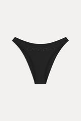X Jennie Dove Beaded Bikini Bottom - Black