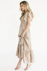Rosie Smocked Dress | Sage Floral
