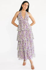 Louanne Halter Dress | Lavender Floral
