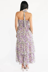 Louanne Halter Dress | Lavender Floral