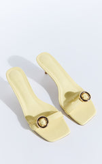 Billini - Lyon Heels with Hardware Detail in Daffodil