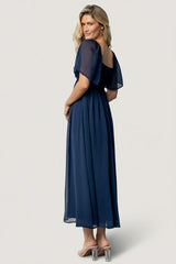 Nora Midi Dress | Navy