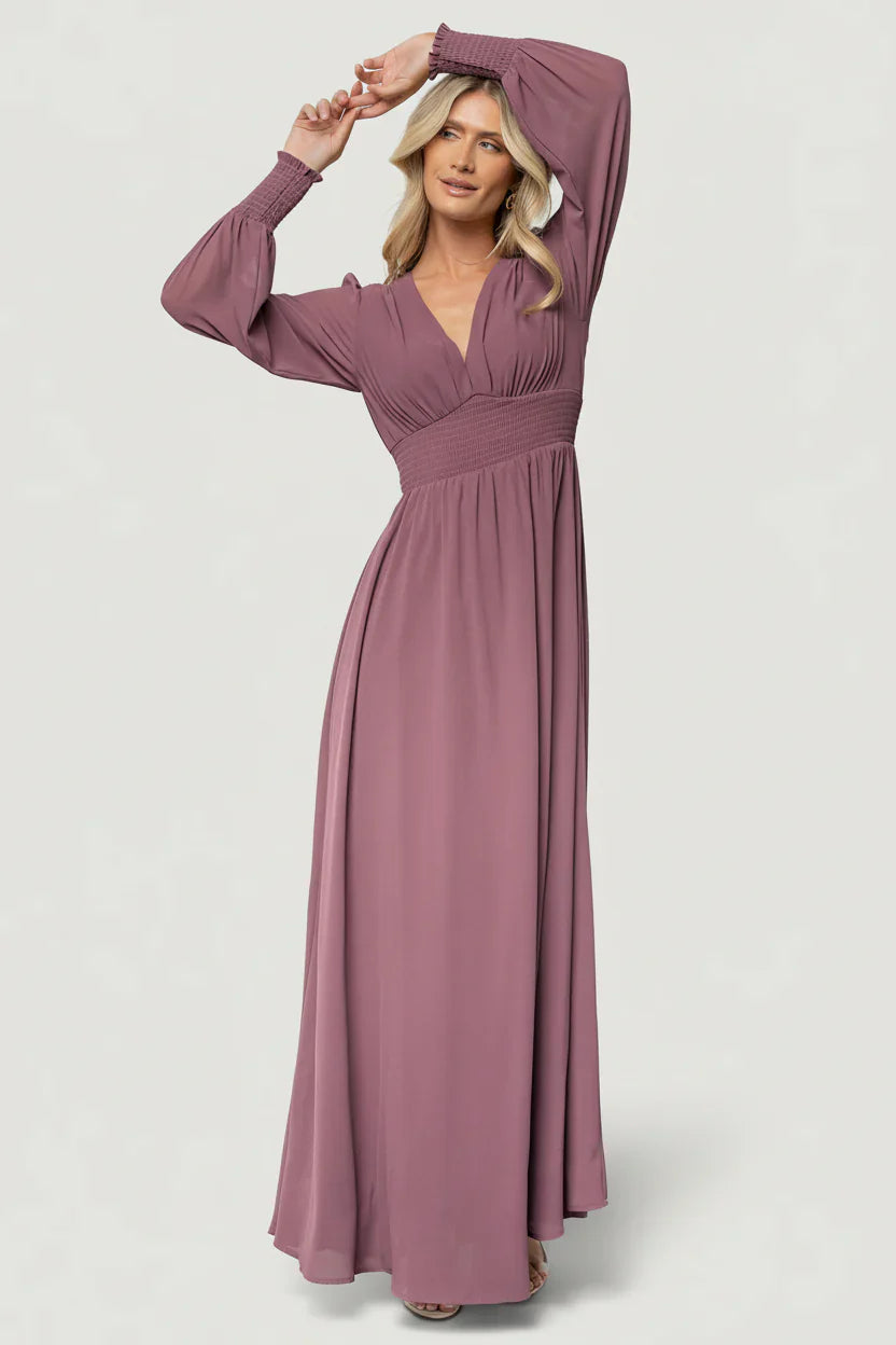 Olivia Maxi Dress | Vintage Plum