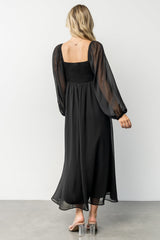 Dione Midi Dress | Black