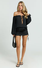 Lioness - Sevigny Mini Dress in Onyx