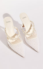 Novo - Intimidate Heels in White