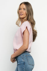Lily Cardigan Sweater Top | Pink
