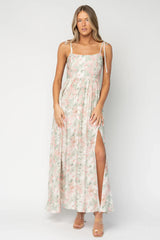 Elton Maxi Dress | Sage + Blush Floral