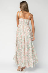 Elton Maxi Dress | Sage + Blush Floral