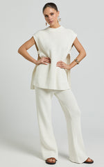 Sndys The Label - Oak Vest Top in Vintage White