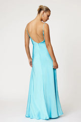 Monroe Dress - Lagoon Blue