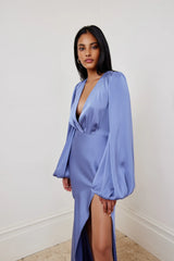 India Dress - Stone Blue