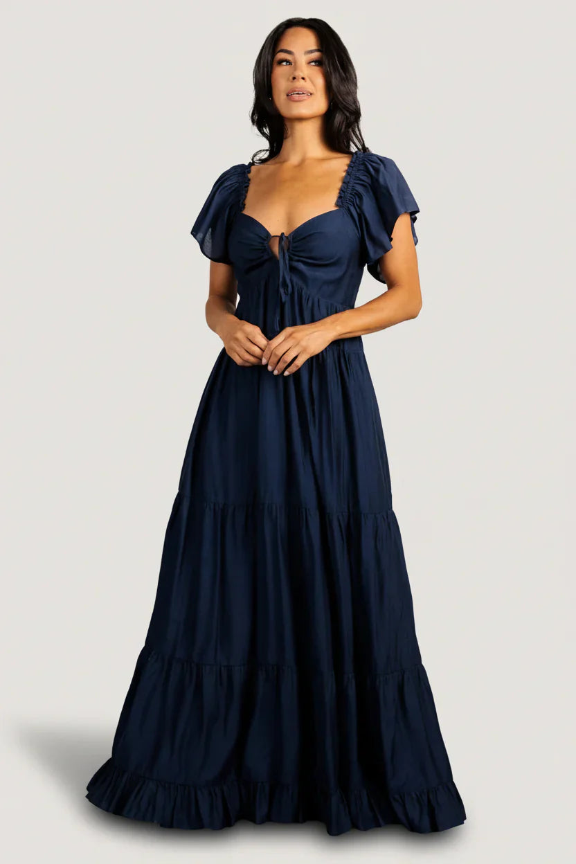 Agatha Maxi Dress | Dark Blue