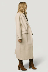 Anderson Double Breasted Coat | Natural