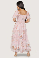 Annabeth Midi Dress | Blush Floral
