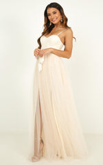 At The Altar Bodice Maxi Dress in Cream