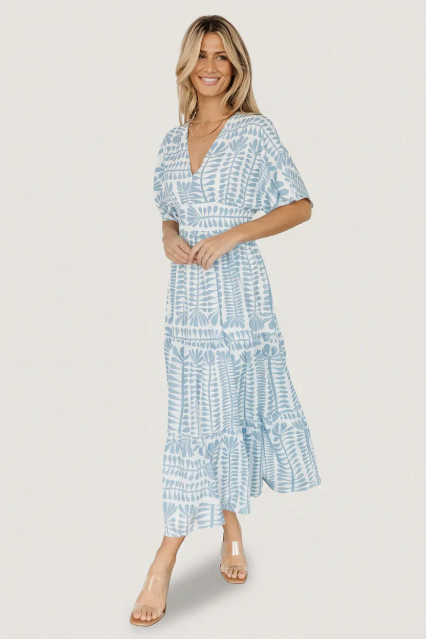 Austin Kimono Dress | Blue Print