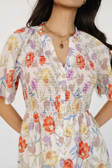 Botega Midi Dress | Ivory Multi Floral