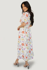 Botega Midi Dress | Ivory Multi Floral