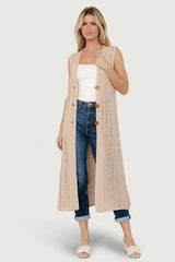 Bretta Duster Vest | Natural