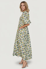Brielle Maxi Dress | Green Floral
