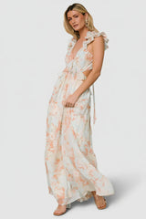 Brigitta Maxi Dress | Mint Floral