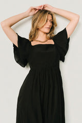 Buttercup Midi Dress | Black