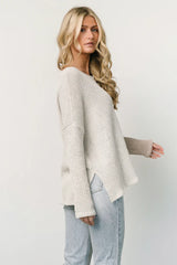 Castelo Knit Top | Natural + Sand
