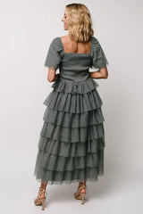 Cherise Tulle Tiered Dress | Blue Sage
