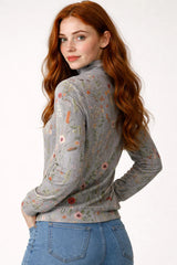 Orvella Cozy Printed Sweater - Soft, All-Day Comfort