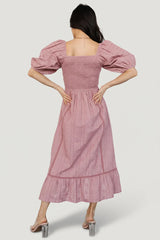 Delaney Eyelet Dress | Dusty Mauve