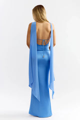 Audrey Dress - Ocean Blue