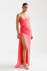 Aura Dress - Cranberry
