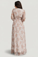 Olivia Maxi Dress | Pink Floral