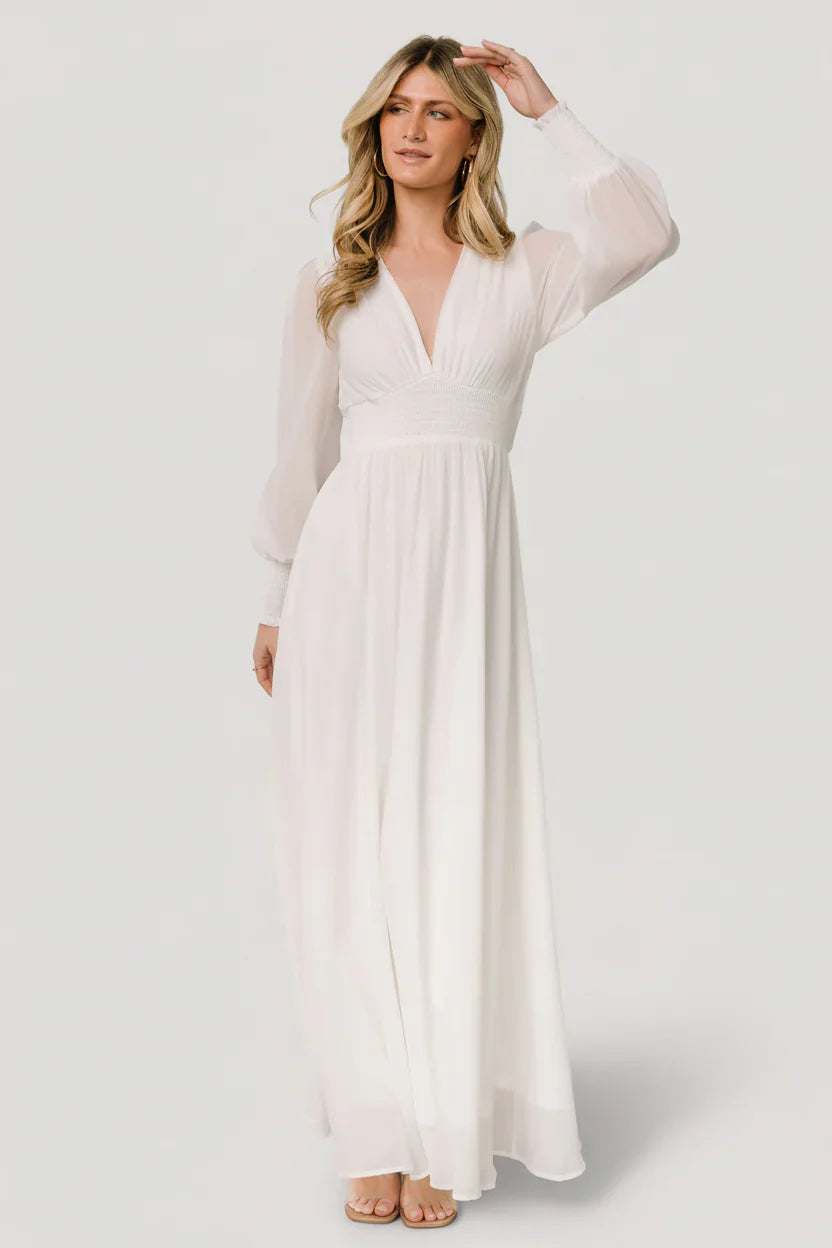 Olivia Maxi Dress | White