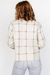 Remington Sweater | Ivory + Black