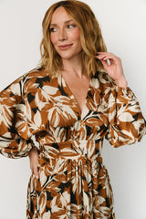 Yolanthe Maxi Dress | Copper Multi