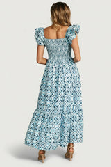 Zoey Smocked Maxi Dress | Blue Print